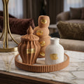 Luxury Ceramic Home Decor Set with Decorative Tray