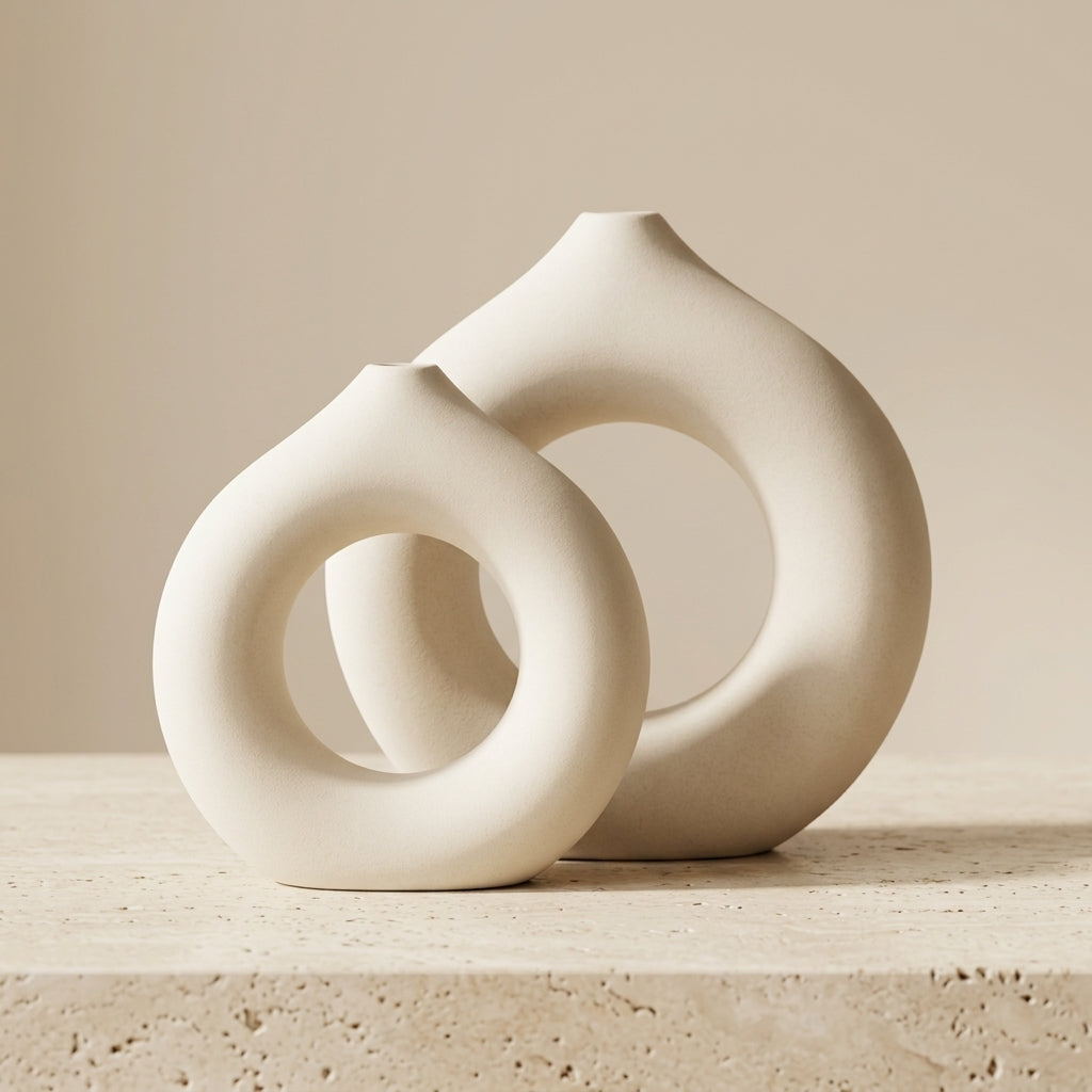 Donut Vase (set of 2)