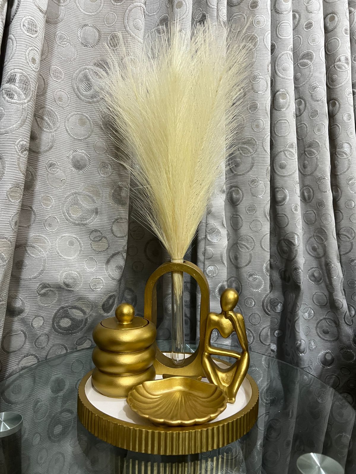 Golden Elegance Table Decor Set